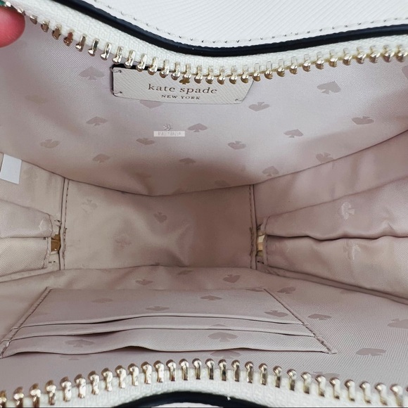 Kate Spade Love Shack Heart Wicker Crossbody Handbag - Picture 6 of 11